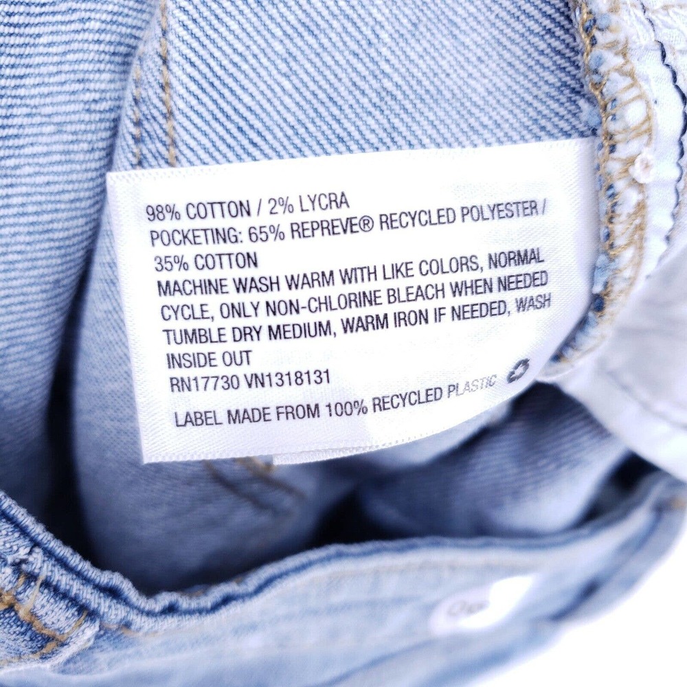 Universal Thread Destroyed Straight Raw Hem Jeans Women Size 4/27R High Rise - Picture 7 of 9